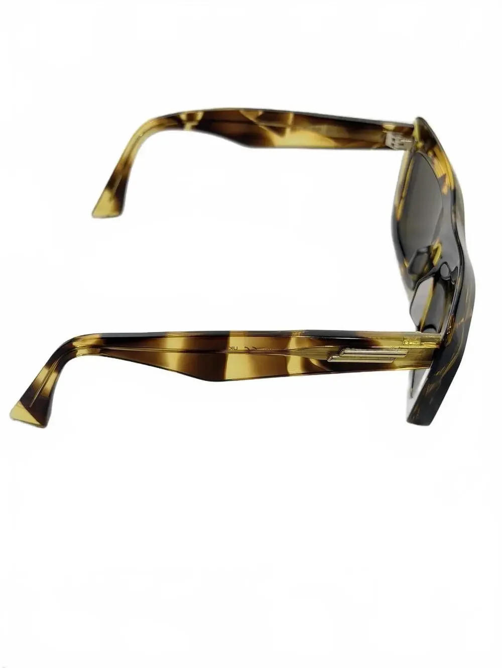 Bottega Veneta Havana Tortoise Sunglasses 53-19-145 Brown Lens Italy